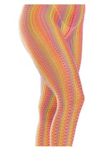 Load image into Gallery viewer, Leg Aventue Rainbow Crochet Net Tights
