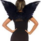 Leg Avenue Angel Wings Kit - Black - One Size