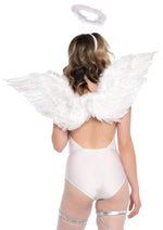 Load image into Gallery viewer, Leg Avenue Angel Wings Kit - White - One Size
