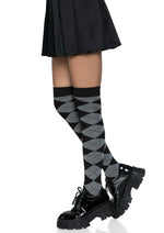Load image into Gallery viewer, Leg Avenue Argyle Knit Over The Knee Socks