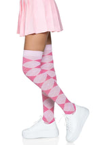 Load image into Gallery viewer, Leg Avenue Argyle Knit Over The Knee Socks