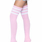 Leg Avenue Athlete Thigh High 3 Stripe Top