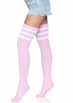 Load image into Gallery viewer, Leg Avenue Athlete Thigh High 3 Stripe Top