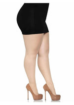 Load image into Gallery viewer, Leg Avenue Backseam Sheer Pantyhose - 1x-2x - Nude
