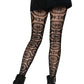 Leg Avenue Boho Crochet Net Tights - Black - One Size