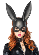Load image into Gallery viewer, Leg Avenue Bondage Bunny Mask - Black - One Size
