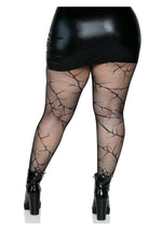 Load image into Gallery viewer, Leg Avenue Cracked Fishnet Tights
