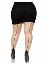 Load image into Gallery viewer, Leg Avenue Cuban Foot Pantyhose - 1x-2x
