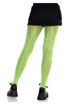 Load image into Gallery viewer, Leg Avenue Flame Net Tights