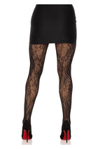 Load image into Gallery viewer, Leg Avenue Garden Rose Lace Tights
