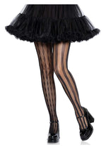 Load image into Gallery viewer, Leg Avenue Harlequin Net Tights - Black - One Size