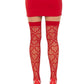 Leg Avenue Heart Net Thigh Highs