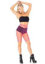 Load image into Gallery viewer, Leg Avenue Industrial Net Biker Shorts