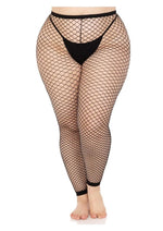 Load image into Gallery viewer, Leg Avenue Industrial Net Footless Tights - 1x-2x - Black
