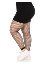 Load image into Gallery viewer, Leg Avenue Industrial Net Footless Tights - 1x-2x - Black
