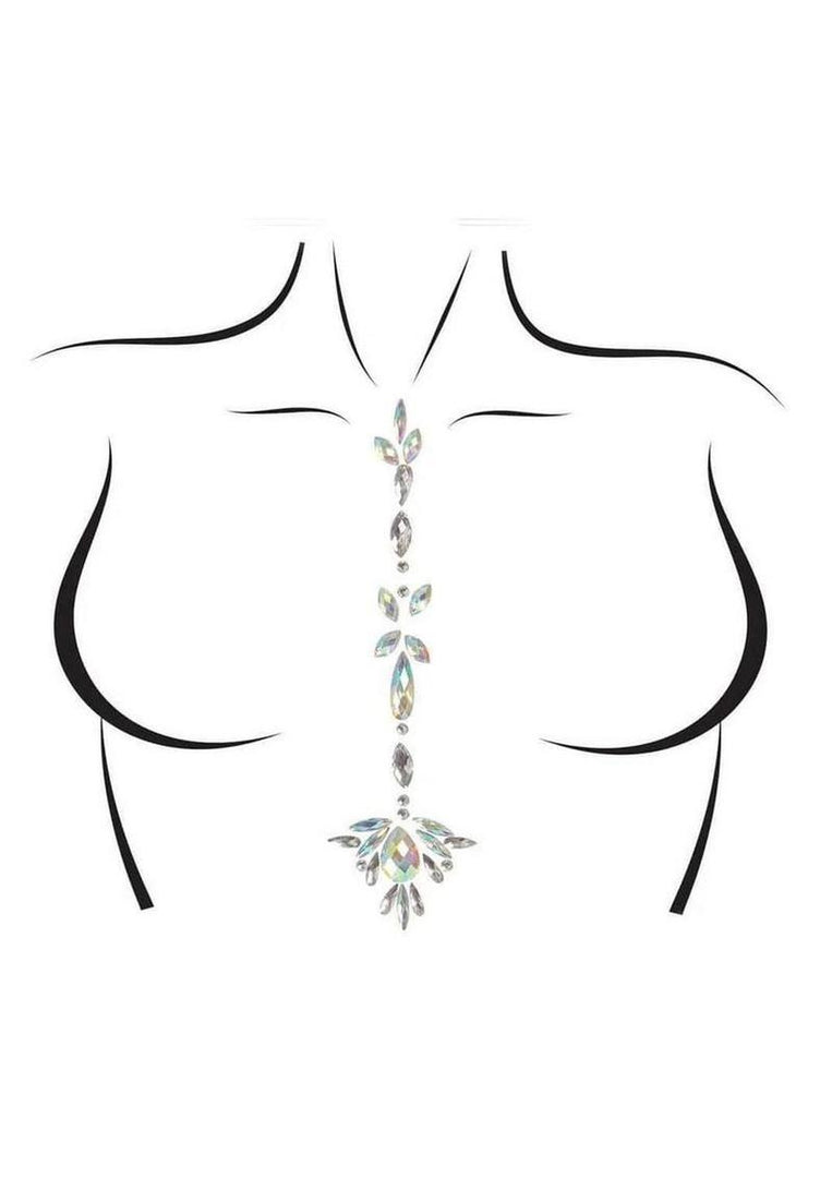 Leg Avenue Jade Body Jewels Sticker - Clear