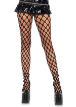 Load image into Gallery viewer, Leg Avenue Jumbo Pothole Net Tights - Black - One Size