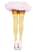 Load image into Gallery viewer, Leg Avenue Nylon Stocking W/ Stripe
