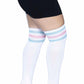 Leg Avenue Over The Knee Athletic Socks