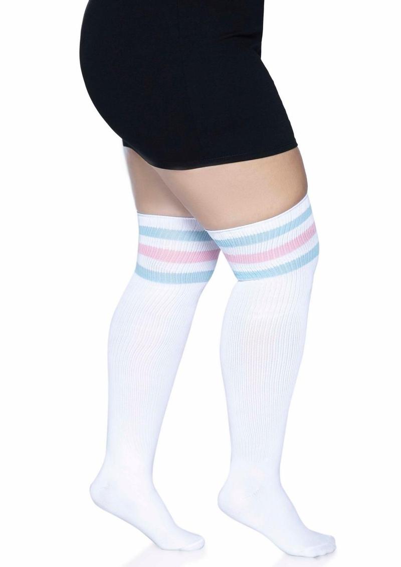 Leg Avenue Over The Knee Athletic Socks