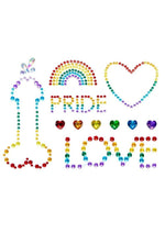 Load image into Gallery viewer, Leg Avenue Pride Body Jewels Sticker - Multicolor
