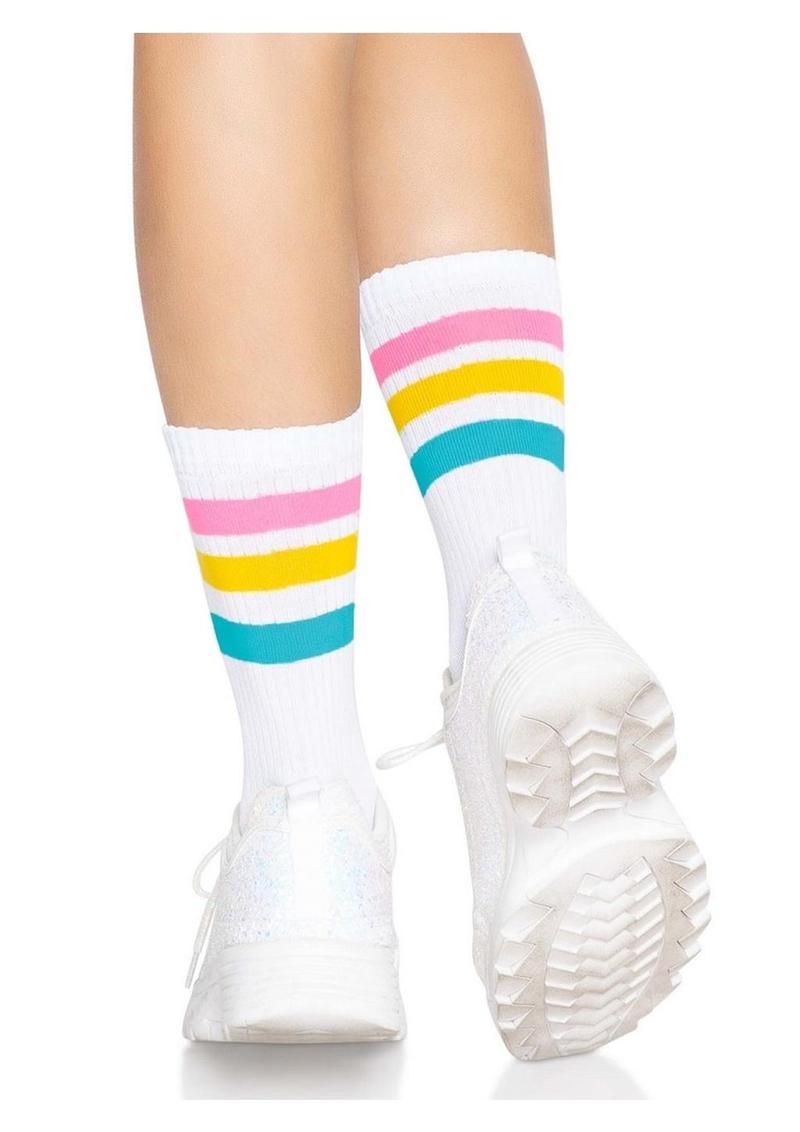 Leg Avenue Pride Crew Socks Pansexual