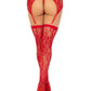 Leg Avenue Rachel Lace Thigh Highs and Crossover Garter Belt