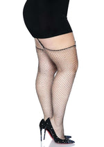Load image into Gallery viewer, Leg Avenue Rhinestone Fishnet Stockings
