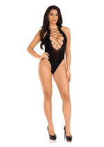 Load image into Gallery viewer, Leg Avenue Seamless Opaque Racer Tank Bodysuit
