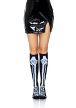 Load image into Gallery viewer, Leg Avenue Skeleton Over The Knee Socks