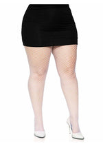 Load image into Gallery viewer, Leg Avenue Spandex Industrial Net Tights - 1x-2x - White
