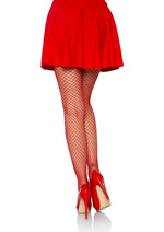 Load image into Gallery viewer, Leg Avenue Spandex Industrial Net Tights - Red - One Size
