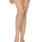 Leg Avenue Stay Up 3in Lace Top Lycra Sheer Thigh High