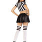 Leg Avenue Time Out Ref Crop Top, Pleated Skirt, and Whistle