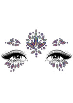Load image into Gallery viewer, Leg Avenue Verify Face Adhesive Face Jewels Sticker - Purple - One Size