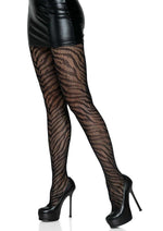 Load image into Gallery viewer, Leg Avenue Zebra Net Tights