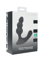 Load image into Gallery viewer, Levelz Beaded Vibrating Silicone Rechargeable Prostate Stimulator - Black