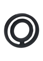 Load image into Gallery viewer, Levelz Classic Grooved Silicone Cock and Ball Ring - Black