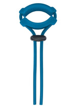 Load image into Gallery viewer, Levelz Detachable Wide Adjustable Silicone Lasso Cock Ring - Teal - 5mm