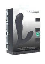 Load image into Gallery viewer, Levelz Ribbed Vibrating Silicone Rechargeable Prostate Stimulator - Black