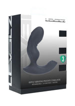 Load image into Gallery viewer, Levelz Ripple Vibrating Silicone Rechargeable Prostate Stimulator - Black