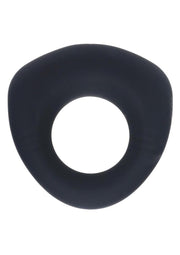 Levelz Sealed Liquid Silicone Rechargeable Vibrating Cock Ring - Black