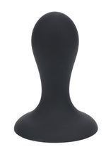 Load image into Gallery viewer, Levelz Single Rattle Liquid Silicone Anal Plug - Black - Small
