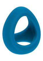 Load image into Gallery viewer, Levelz Soft Tri O Silicone Cock Ring - Teal
