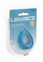 Load image into Gallery viewer, Levelz Soft Tri O Silicone Cock Ring - Teal
