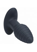 Load image into Gallery viewer, Levelz Vibrating and Rotating Ribbed Silicone Rechargeable Anal Plug with Remote Control