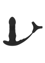 Load image into Gallery viewer, Levelz Vibrating and Thrusting Silicone Rechargeable Prostate Massager with Tri O Cock Ring
