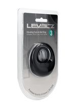 Load image into Gallery viewer, Levelz Vibrating Liquid Silicone Rechargeable Cock and Ball Ring - Black
