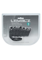 Load image into Gallery viewer, Levelz Vibrating Ribbed Silicone Cock Sleeve and Ball Ring - Black
