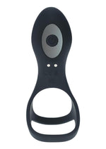 Load image into Gallery viewer, Levelz Vibrating Silicone Rechargeable Cock and Ball Ring with Shaft Loop
